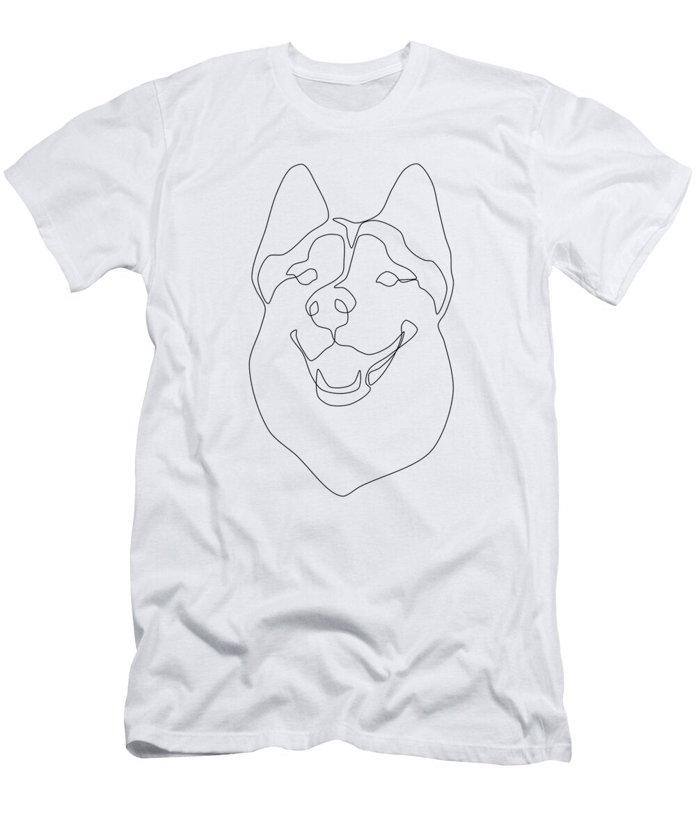 Husky Line Art Jindra Noewi T-Shirt