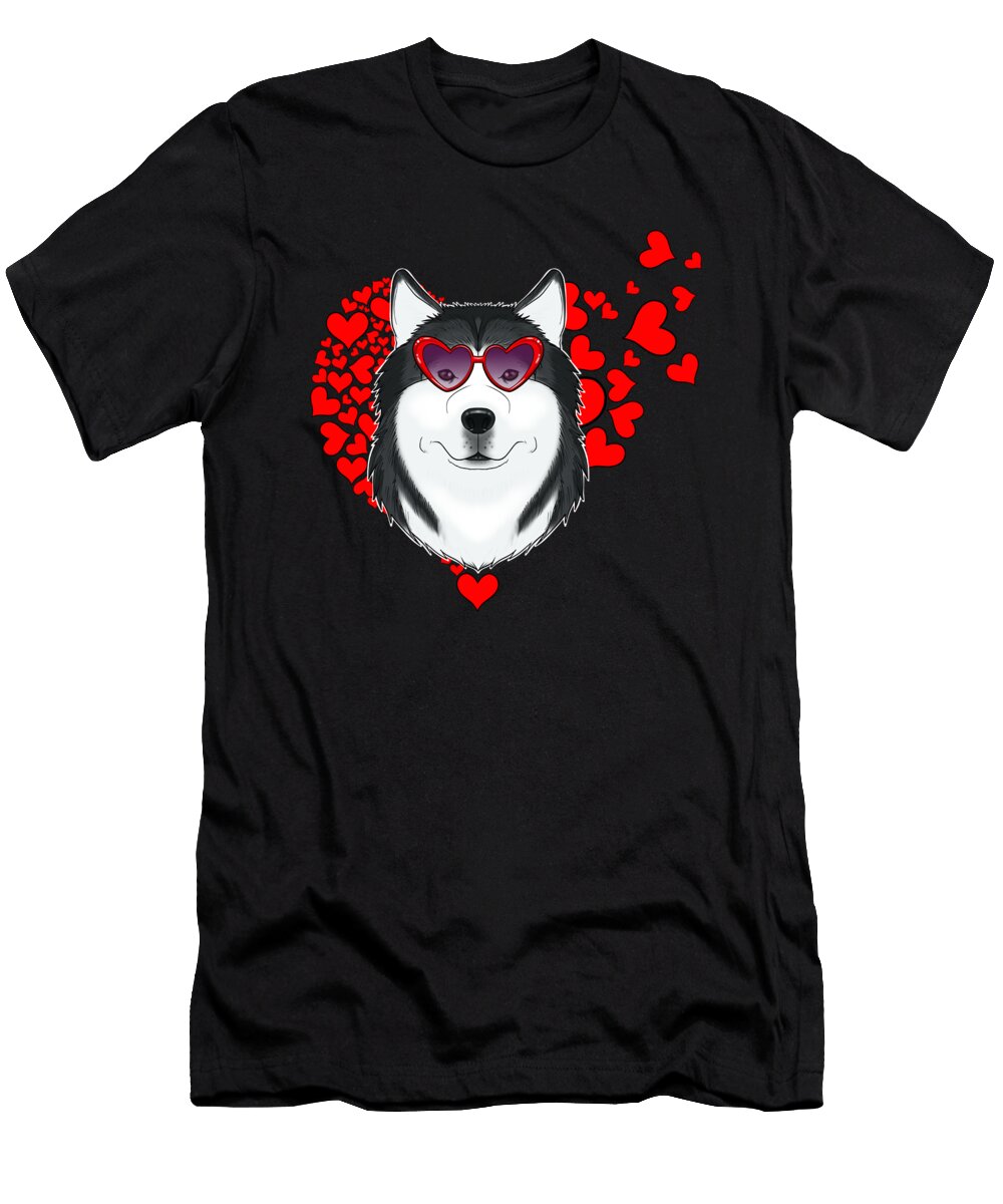Husky Lover I Dog Lover I Husky Maximus Designs T-Shirt