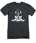 Husky Menorah Dreidel Jewish Hanukkah Sophie Eleanor T-Shirt