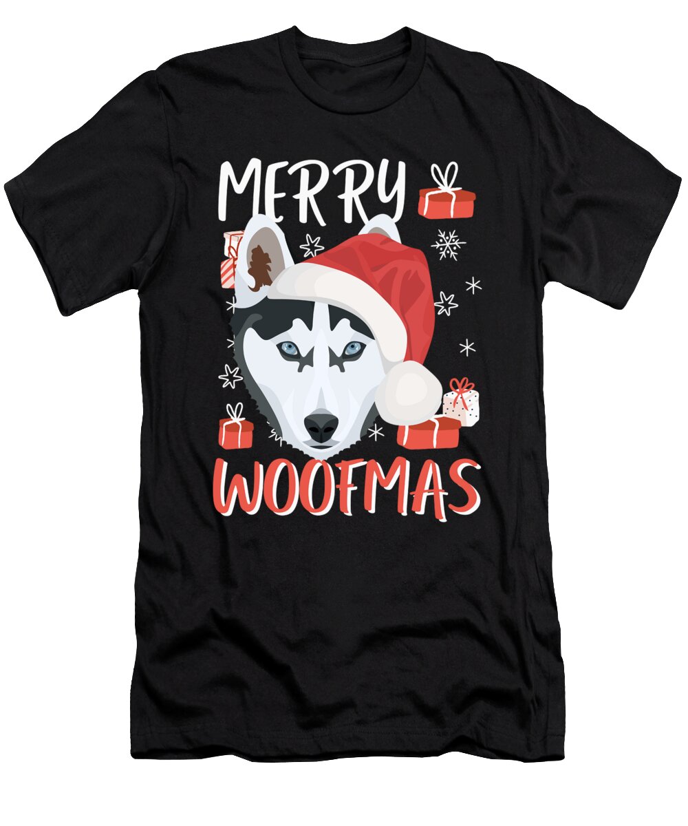 Husky Merry Christmas Greenoptix T-Shirt