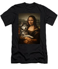 Husky Mona Lisa Painting Art Dog Mom Dad Men Zyneu Gangd T-Shirt