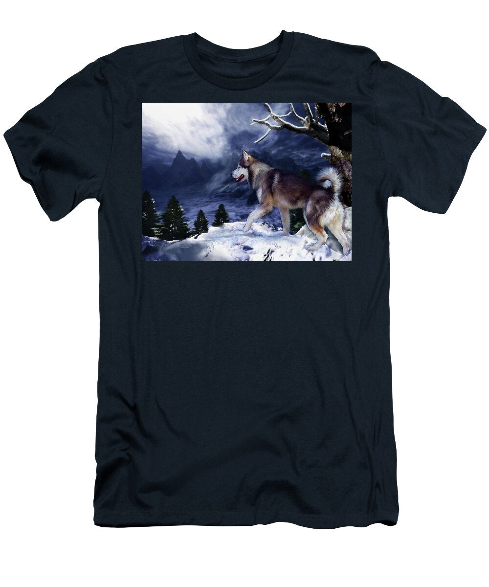Husky Mountain Spirit Carol Cavalaris T-Shirt