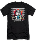 Husky Mug Shot Wolf Dog Lover Funny Prisoner for Zyneu Gangd T-Shirt