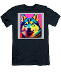 Husky Painted in the Style of Pop By Asar Studios Celestial Images T-Shirt