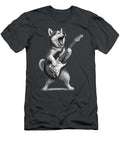 Husky Playing Guitar Rock Music Dog Lover Sophie Eleanor T-Shirt