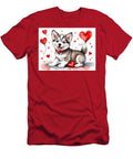 Husky Puppy and Hearts Elisabeth Lucas T-Shirt