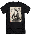 Husky Samurai in Armor Japanese Ink Art for Men Zyneu Gangd T-Shirt