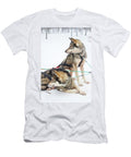 Husky Sled Dogs in the Snow Delphimages Photo Creations T-Shirt