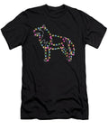Husky with Christmas Light Husky Lover Merry Xmas Fancylifestyle T-Shirt
