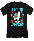 I Am 18 and Llamazing Amazing Llama Animal Birthday Haselshirt T-Shirt