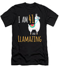 I Am 41 and Llamazing Funny Llama Alpaca Birthday Gift Crypto Keeper T-Shirt