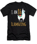 I Am 86 and Llamazing Funny Llama Alpaca Birthday Gift Crypto Keeper T-Shirt