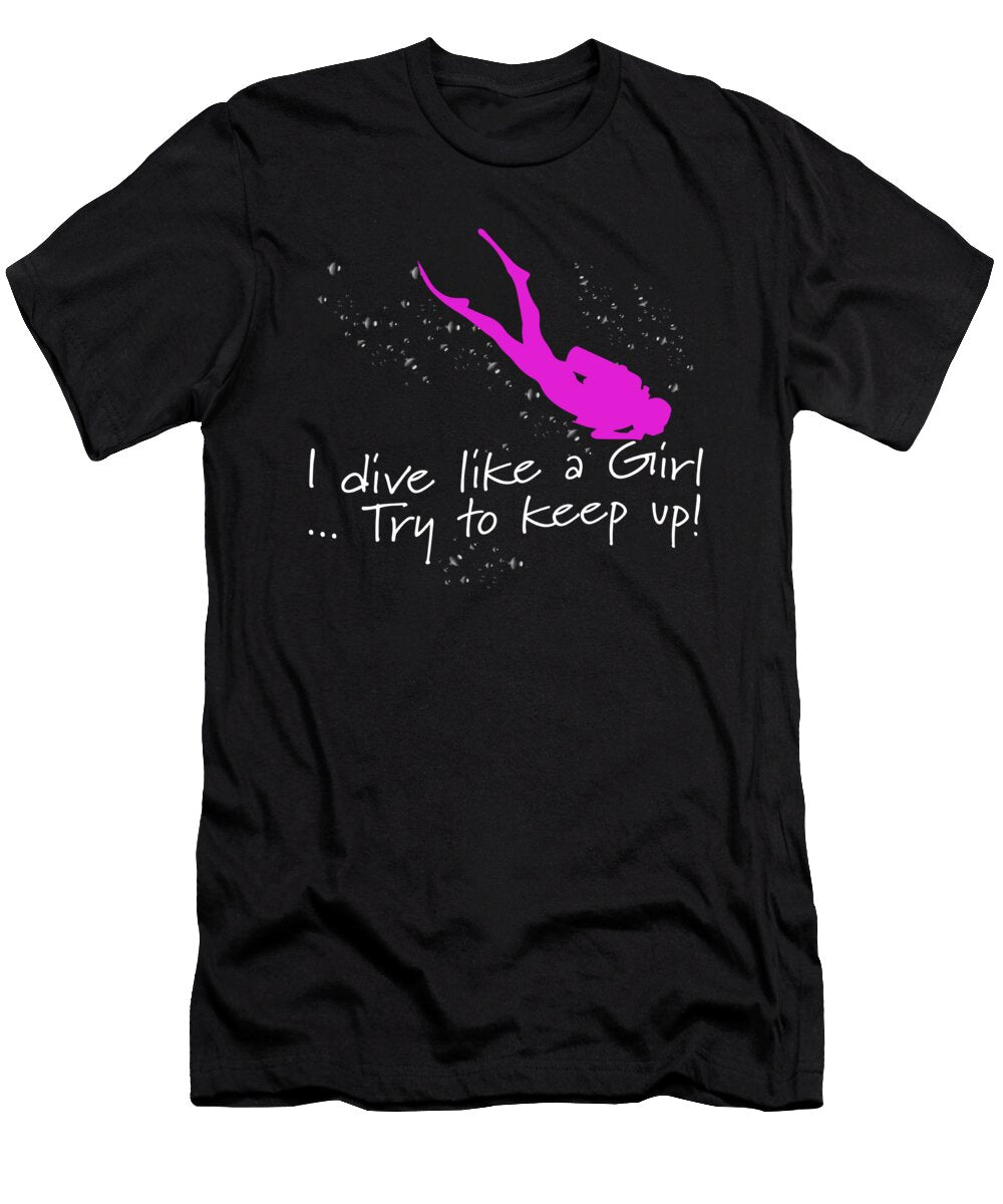I Dive Like a Girl Do Tran Quang T-Shirt