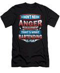 I Dont Need Anger Management Thats What Bartending Is for Orange Pieces T-Shirt