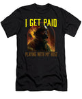I Get Paid Playing with My Hose Fireman Firefighter Maximus Designs T-Shirt