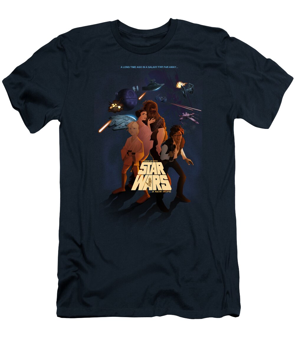 I Grew Up with Starwars Nelson Dedos Garcia T-Shirt