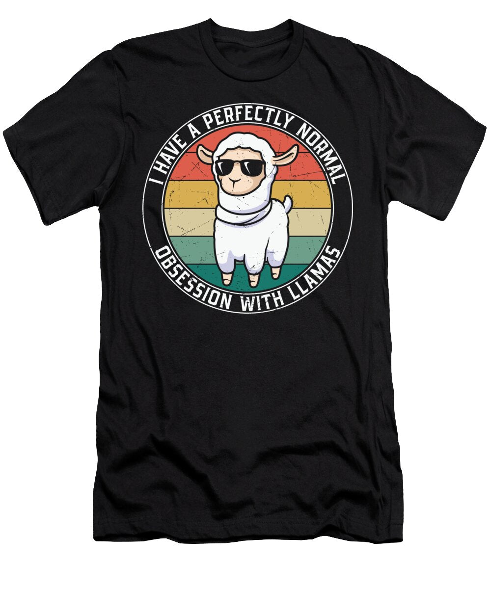 I Have a Perfectly Normal Obsession with Llamas Sambel Pedes T-Shirt