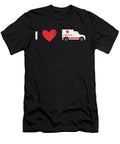 I Heart Ambulance Design Love Paramedic Emt Graphic Noirty Designs T-Shirt