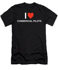I Heart Commercial Pilots in White I Heart Everything T-Shirt