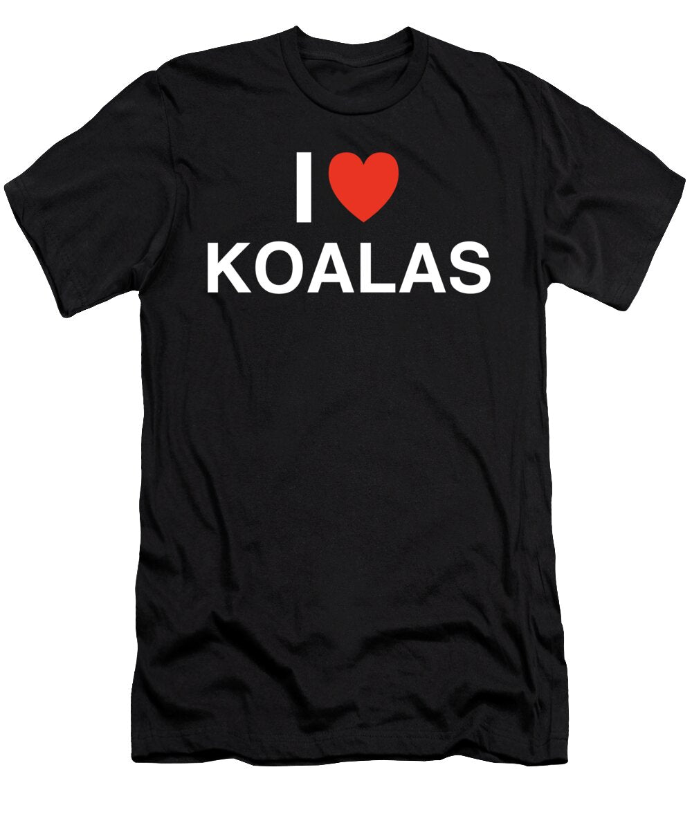 I Heart Koalas in White I Heart Everything T-Shirt