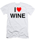 I Heart Wine in Classic in White I Heart Everything T-Shirt