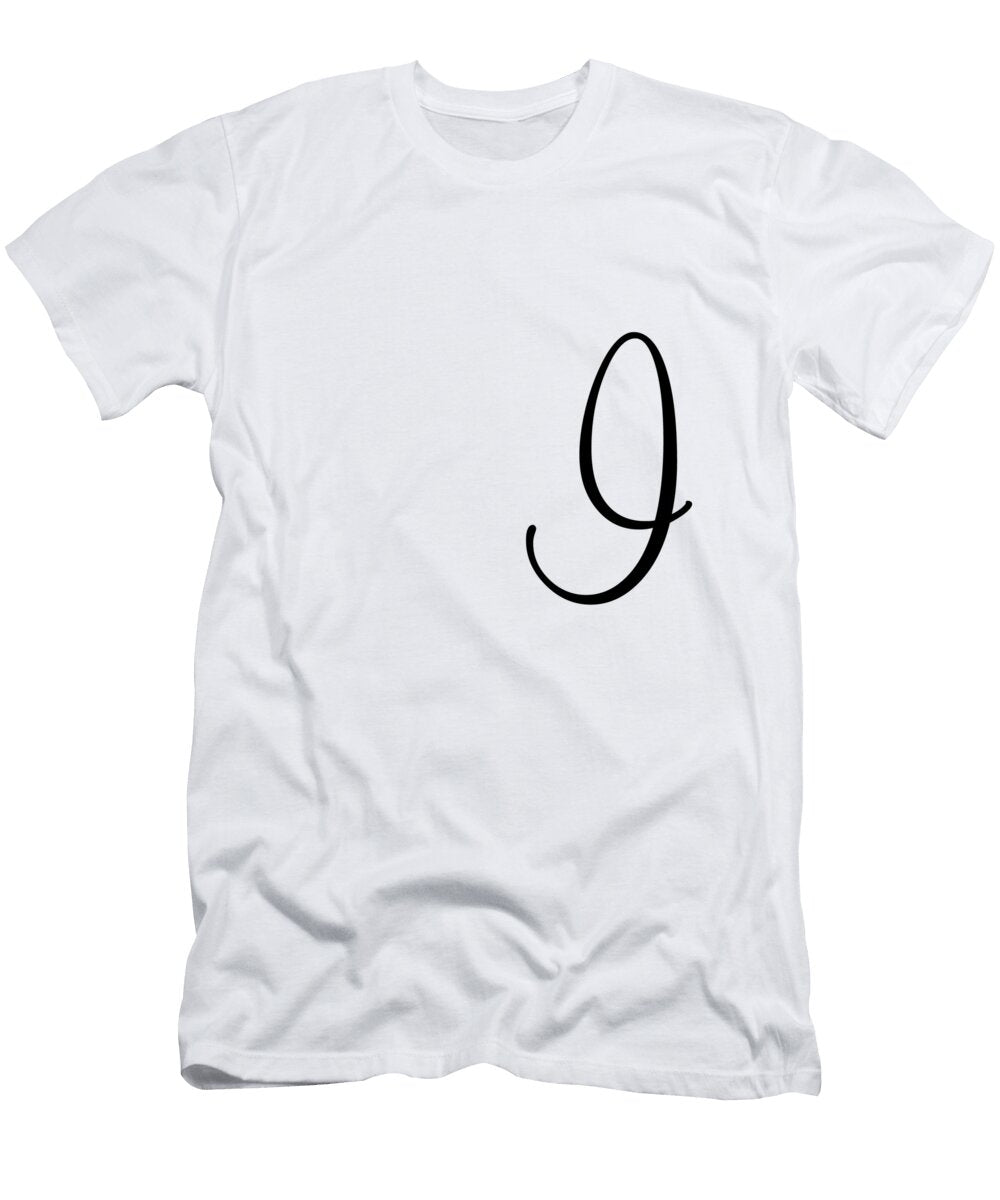 I in Black Simple Script Custom Home Fashions T-Shirt