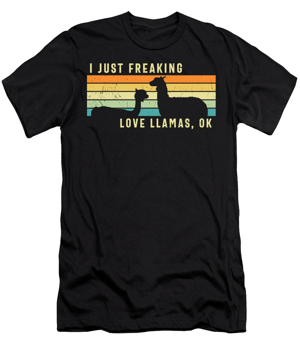 I Just Freaking Love Llamas Ok Sambel Pedes T-Shirt