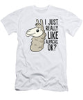 I Just Really Like Alpacas Ok Cute Alpaca Eq Designs T-Shirt