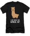 I Just Really Like Alpacas Ok Llama Alpaca Eq Designs T-Shirt