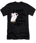 I Just Really Like Llama Okay Funny Llama Alpaca Lover Grover Mcclure T-Shirt