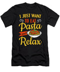 I Just Wanna Eat Pasta and Relax Pasta Colorfulsnow T-Shirt