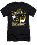 I Just Want to Drink Coffee and Pet My Siberian Husky Tinh Tran Le Thanh T-Shirt