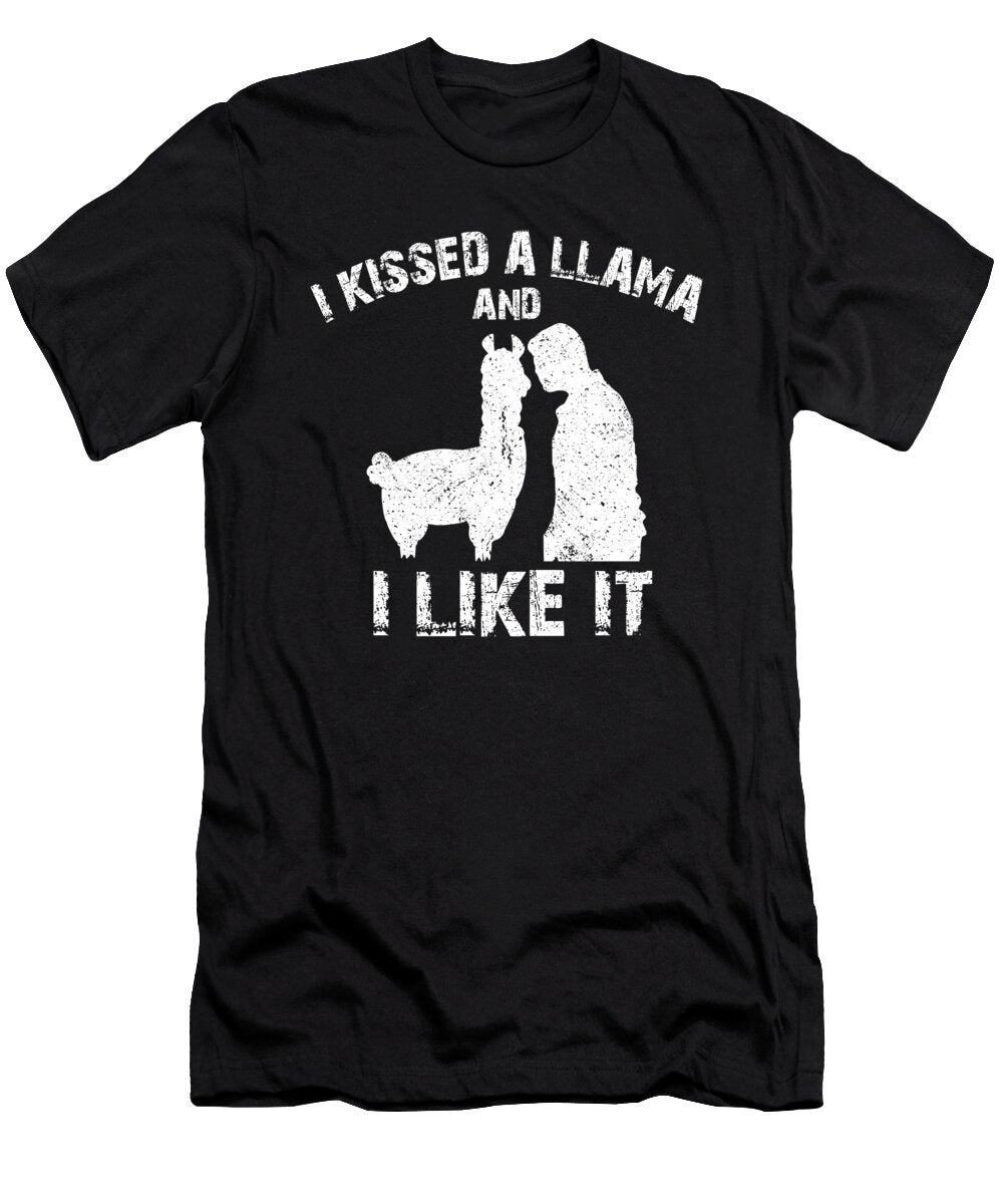 I Kissed a Llama and I Like It for Llama Lovers Tenshirt T-Shirt