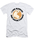 I Like Alpacas and Maybe 3 People Guanaco Llama Alpaca Marco Rothe T-Shirt