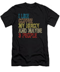 I Like Coffee My Husky and Maybe 3 People Dog Natalie Lidford T-Shirt