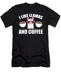 I Like Llamas Coffee Espresso Cappuccino Alpaca Lover Alessandra Roth T-Shirt