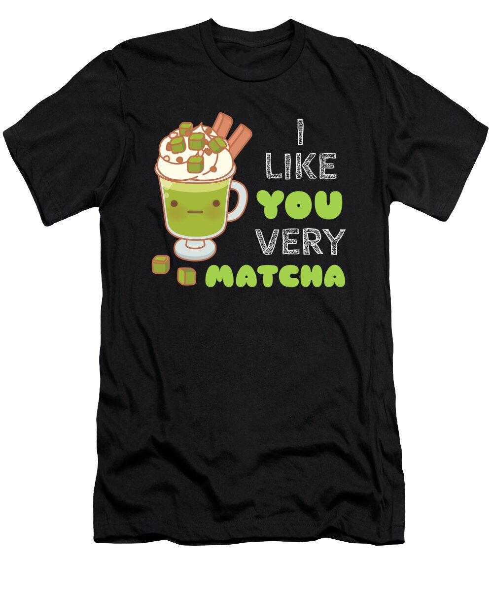 I Like You Very Matcha Cute Matcha Pun Dogboo T-Shirt