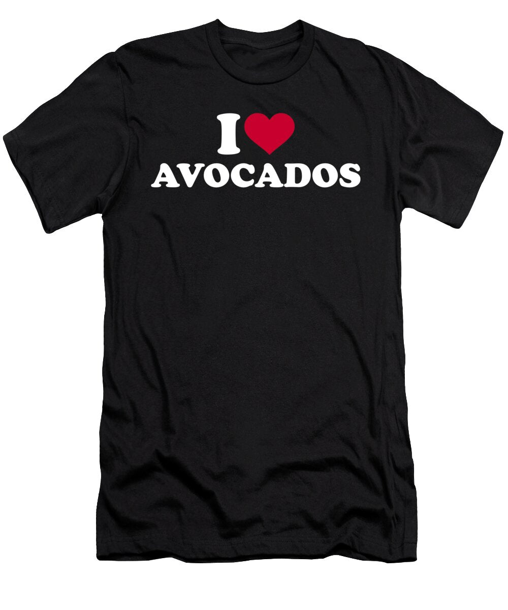 I Love Avocados By Designzz T-Shirt