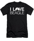 I Love Beagles 2 Titan T-Shirt