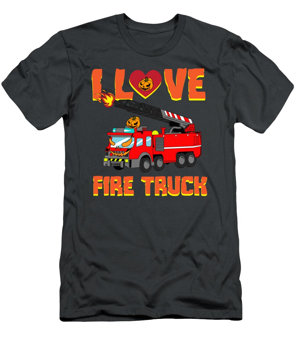 I Love Fire Truck Anh Nguyen T-Shirt
