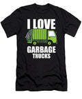 I Love Garbage Trucks Trucking Rig Driver Garbage Truck Crazy Squirrel T-Shirt