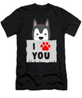 I Love Husky Dog Siberian Owner Lover Pet Gift Thomas Larch T-Shirt
