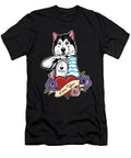 I Love Mom Tattoo I Siberian Husky Mom Maximus Designs T-Shirt
