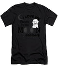 I Love My Poodle to the Moon and Back Jacob Zelazny T-Shirt