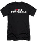 I Love My Toy Poodle By Designzz T-Shirt