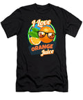 I Love Orange Juice Juice Fruit Moon T-Shirt