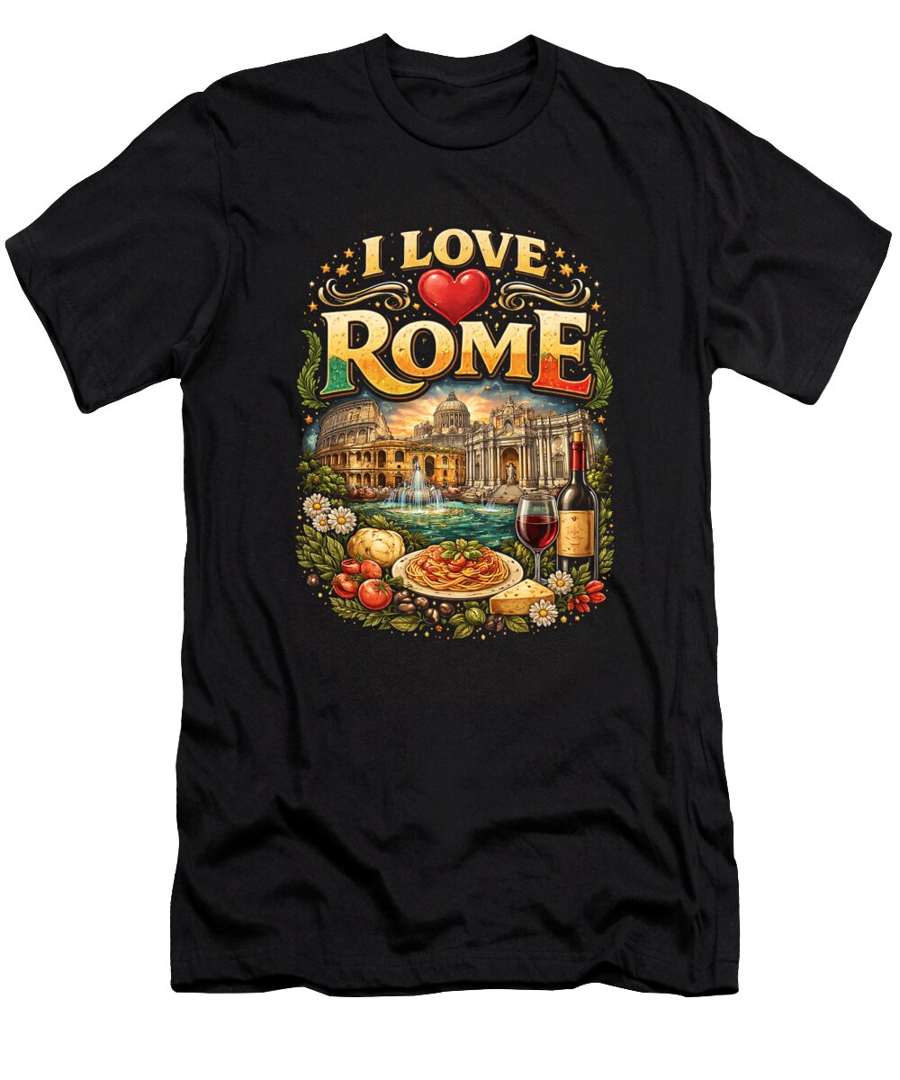 I Love Rome John Lutheran T-Shirt