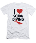 I Love Scuba Diving Underwater Technical Scuba Diver Graphics Lab T-Shirt