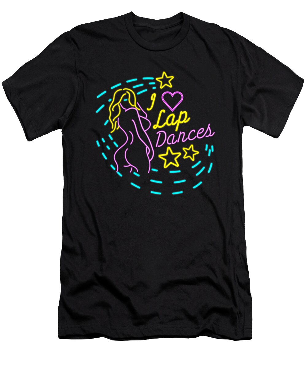 I Love Strippers Live Nude Girls Vector Deluxe T-Shirt