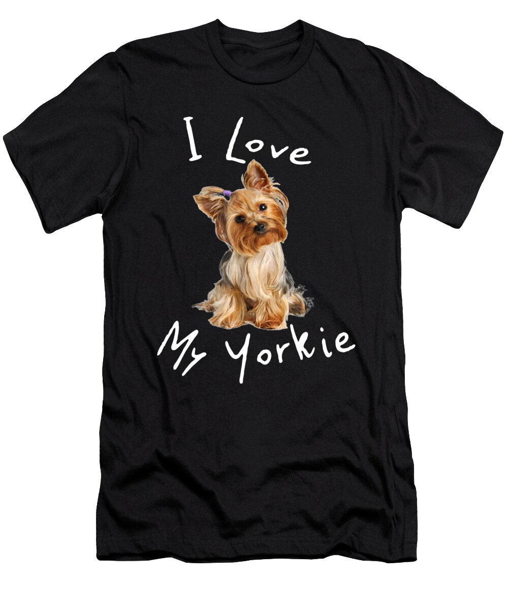 I Love Yorkie Tik Tode T-Shirt